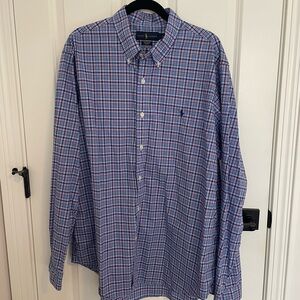 Ralph Lauren Men's Blue Plaid Shirt